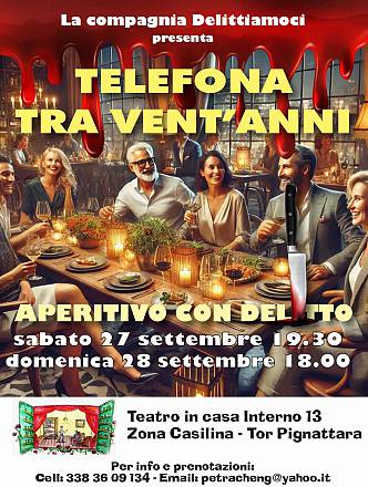 Aperitivo con delitto telefona tra vent'anni